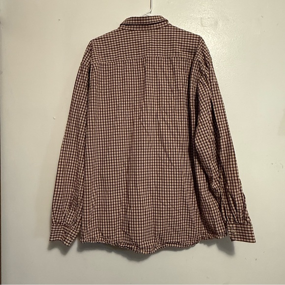 L.L. Bean‎ Men's Plaid Shirt Checked Size XXL Regular Cotton Button Down - Picture 3 of 7